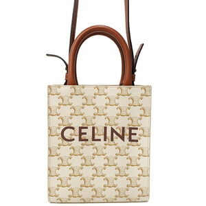 Celine Triomphe Canvas Vertical Cabas Bag